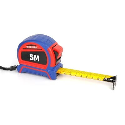 نوار اندازه گیری مغناطیسی WORKPRO 3MX16mm با تیغه روکش نایلون